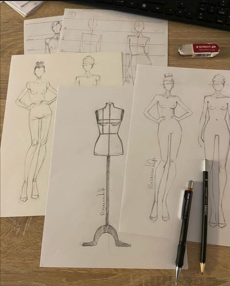 Rose Calloway, Fashion Sketchbook Inspiration, Fashion Dream Job, Fashion Figure Drawing, I Love Fashion, Model Sketch, Fashion Drawing Sketches, Fashion Drawing Tutorial, Fashion Design Sketchbook