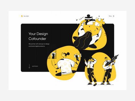 Interaktives Design, Ui Illustration, Ui Design Trends, Gfx Design, Ui Animation, Ui Design Website, Webdesign Inspiration, Website Illustration, Website Design Layout