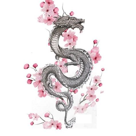 Snake And Flowers, Targaryen Tattoo, Small Dragon Tattoos, Chinese Dragon Tattoos, Kunst Tattoos, Dragon Tattoo For Women, Japanese Dragon Tattoos, Cat Tattoos, Inspiration Tattoos