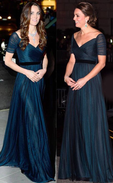 Casual Kate Middleton, Kate Middleton Wimbledon, Orla Kiely Dress, Teal Gown, Herzogin Von Cambridge, Looks Kate Middleton, Jenny Packham Dresses, Kate Middleton Wedding, Kate Middleton Dress