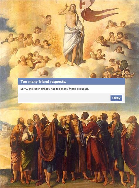 Classic Paintings, Explained With Tweets, Status Updates, and Emojis Emoji Painting, Ascension Of Jesus, Image Of Jesus, Internet Icon, Klub Winx, Classic Artwork, Art Parody, Famous Artwork, Edward Hopper