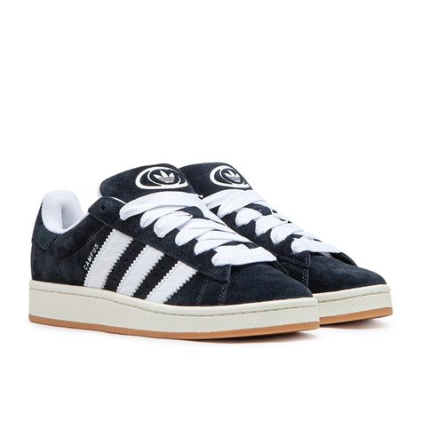 ADIDAS CAMPUS 00S (BLACK / WHITE ) Adidas Campus 00s Black, Campus 00s Black, Black Campus, Campus 00s Shoes, 00s Shoes, Wardrobe List, Adidas Campus 00s, Adidas Campus, New School Year