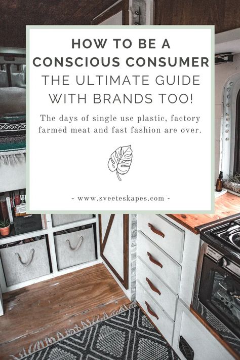 If you're wondering how to be a conscious consumer, this is just the guide for you. Here are your actionable steps and resources to set you up for success! Be sure and download my free guide to a non-toxic and plastic-free kitchen! Crunchy Life, Non Toxic Home, Plastic Free Kitchen, Low Waste Lifestyle, Branch Basics, Conscious Consumerism, Gain Energy, Eco Kitchen, Kitchen Guide