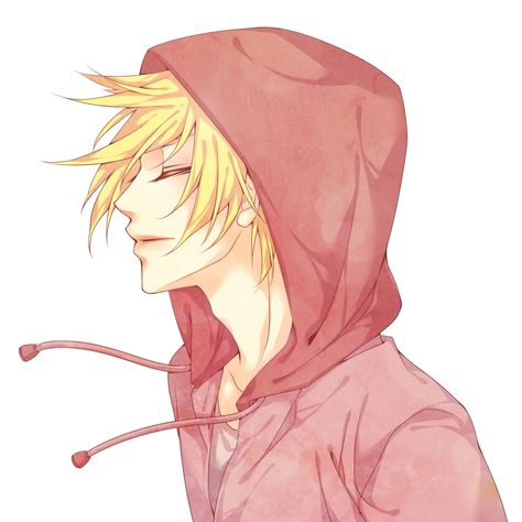 Pink Rose (Song)/#413215 - Zerochan Hoodie Side View, Blonde Hair Anime Boy, Side View Drawing, Xavier Rudd, Anime Boy Hair, Anime Inspired Outfits, Girl And Boy, Anime Guys Shirtless, Guy Drawing