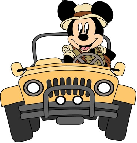 Donald Duck - Play Jigsaw Puzzle For Free At Puzzle Factory D21 Mickey Safari Centerpieces, Safari Mickey Mouse Party, Mickey Safari Birthday, Minney Mouse, Safari Centerpieces, Safari Cupcakes, Minnie Mouse Drawing, Safari Jeep, Birthday Party Props