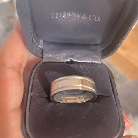 Tiffany and co mens ring size 10.5 Tiffany Ring, Tiffany Engagement, Tiffany Engagement Ring, Tiffany Rings, Ring Man, Mens Ring Sizes, Mens Ring, Tiffany And Co, Ring Sizes