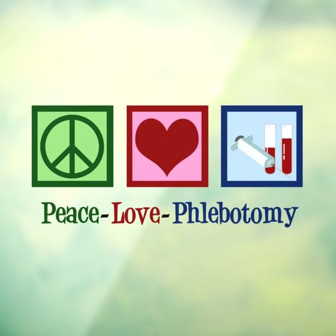 Peace Love Phlebotomy Cute Phlebotomist Window Cling Phlebotomy, Window Cling, Window Clings, Nurse Humor, Doctor Medical, Window Decals, Peace Sign, Peace Love, Business Supplies