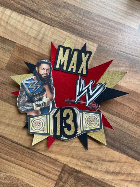 Wwe Cake, Cake Topper, Wwe, Cake Toppers, Party Ideas, Birthday Party, Cake, Birthday, Quick Saves