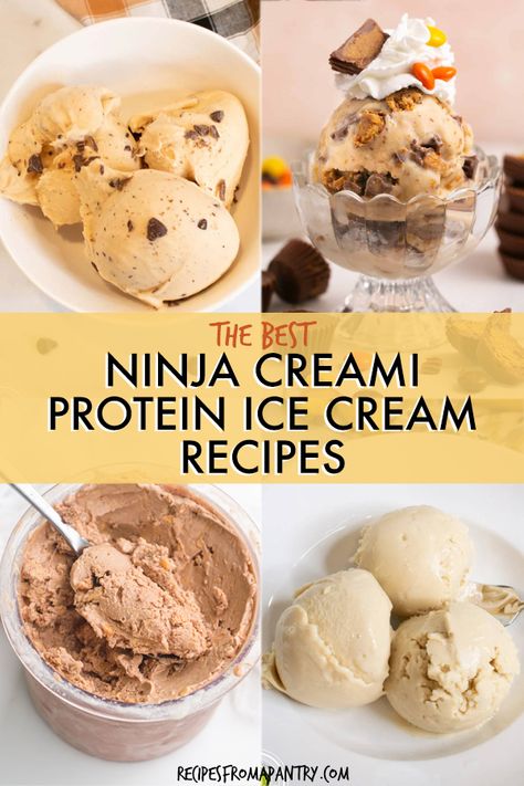 This collection of Ninja Creami Protein Ice Cream Recipes includes everything from classic flavors to exciting combinations made in minutes. Ninja Creami Protein Ice Cream Recipe Birthday Cake, Protien Ninja Cremi Recipes, Ww Creami Recipes, Ninja Creami Deluxe Protein Recipes, Creami Protein Ice Cream Recipe, Protein Creami Recipes, Ninja Creami Ice Cream Recipes High Protein Low Cal, Creami Ninja Recipe Protein, Protein Creami Ninja Recipe Easy