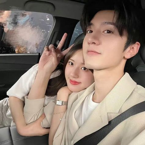 Hidden Love Jia Xu, Hidden Love Sang Zhi, Sang Zhi Hidden Love, Chen Zheyuan, Hidden Love, Love K, Korean Couple, Cute Couple Selfies, Kdrama Actors