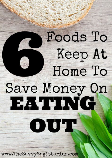 Tired of getting home and realizing that you are too tired to cook? Keep these 6 foods at home to help save money on eating out! Help Save Money, Cooking At Home, Money Frugal, Money Saving Challenge, Frugal Tips, Frugal Living Tips, Get Out Of Debt, Save Money On Groceries, Financial Tips