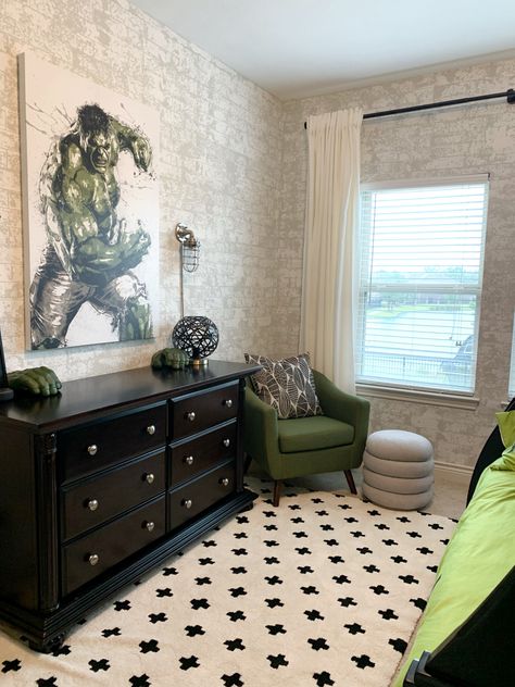 Hulk Bedroom, Hulk Room, Marvel Boys Bedroom, Marvel Bedroom Decor, Boy And Girl Shared Bedroom, Marvel Bedroom, Toddler And Baby Room, Avengers Room, Marvel Room