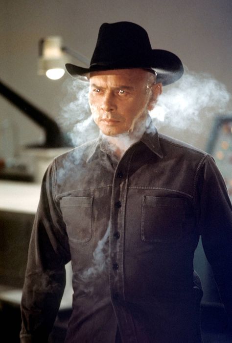 Yul Brynner, West World Westworld Movie, Westworld 1973, Westworld Season 2, Yul Brynner, Omega Man, Joe Colombo, Michael Crichton, Science Fiction Movies, Hooray For Hollywood