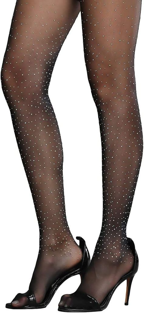 Shimmer Tights, Rhinestone Tights, Sparkle Tights, Sparkly Tights, Tan Legs, Shop Till You Drop, Comfortable Tops, Amazon Women, Black Outfit