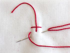 Selvage Blog: Another Way to Tie a Quilt - Sheaf Stitch Tying A Quilt With Embroidery Thread, Tying A Quilt, Quilt Tying, Beginner Hand Quilting, Tying Quilts, Pentwater Michigan, Quilters Knot, Sheep Quilt, Tie Quilts