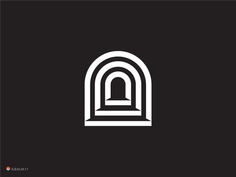 gate by George Bokhua #Design Popular #Dribbble #shots Doors Logo, Portal Logo, Gate Logo, Church Branding, Museum Logo, City Branding, Creative Logos, Architecture Logo, Logos Ideas