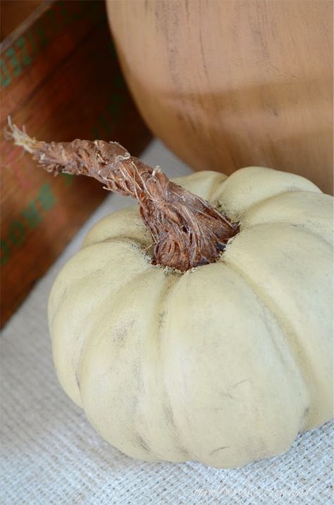 DIY Pumpkins with Realistic Looking Stems | ANDERSON+GRANT September Days, Paint Pumpkin, Pumpkin Stems, Pumpkin Mold, Diy Pumpkins, Diy Pumpkin Spice, Prim Crafts, Acorn Decorations, Fake Pumpkins