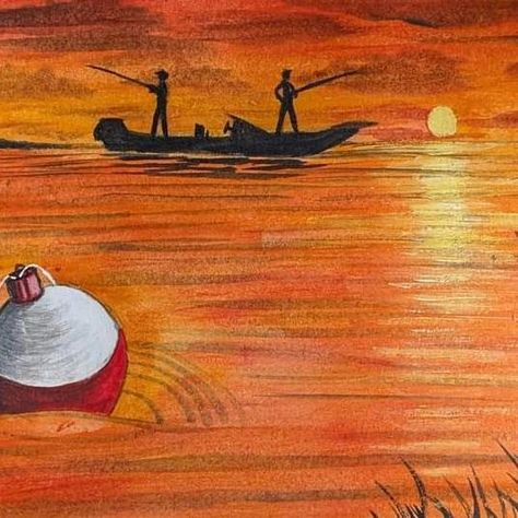 I am excited to share my recent 6” x 9” acrylic painting of some persons in their boat fishing, watching the bobber and waiting for a bite. I was inspired to do this painting from all the times I’ve been fishing….waiting for a bite.  .I appreciate your feedback and sharing my art with others. prints/products:  https://www.redbubble.com/shop/ap/163223064   . . . #mattstarrfineart #artistic #paintings #artforsale #artist #myart #dailyart #artlover #artwork #artoftheday #gift #giftideas #ts... Fishing Painting, Fishing Bobber, Underwater Art, Boat Fishing, Painting Inspo, Fish Painting, Easy Paintings, The Times, Daily Art