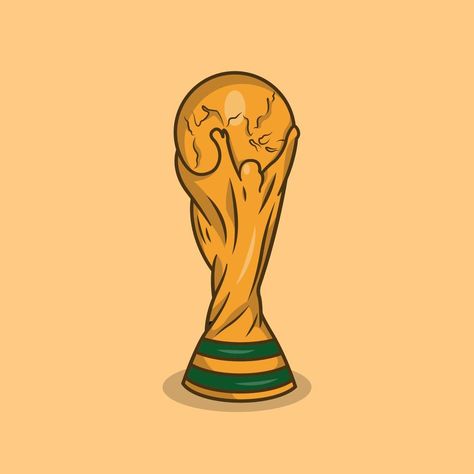 World Cup Trophy Fifa World Cup Trophy Drawing, Football Aesthetic Drawing, World Cup Trophy Drawing, World Cup Drawing, World Cup Aesthetic, World Cup Illustration, World Cup Tattoo, Al Hilal Wallpaper, Trophy Art