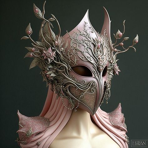 Valentine. 2023. Creative Mask Design, Full Masks Design, Extravagant Masquerade Mask, Ornate Masquerade Mask, Beautiful Mask Design, Masquerade Mask Design Ideas, Pretty Masquerade Mask, Porcelain Mask Fantasy Art, Full Masquerade Mask