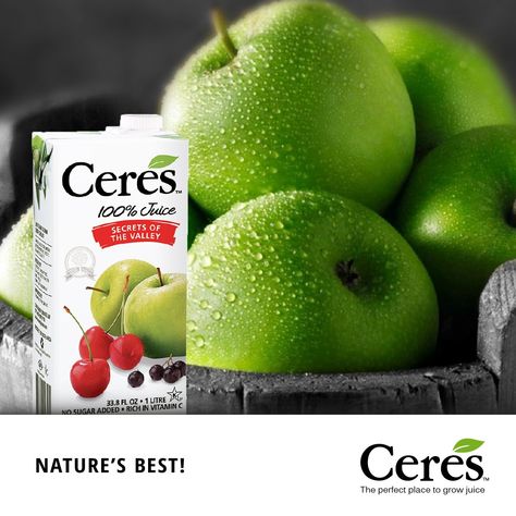 Ceres Juice, Cherry Juice, Cherry Tart, Apple Juice, The Valley, Vitamin C, Apples, South Africa, Tart