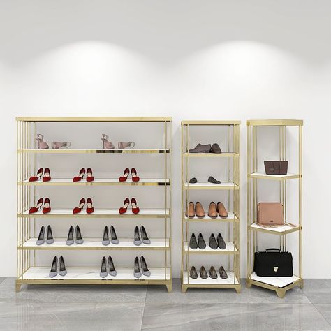 shoe display stand, shoe display shelf, shoe shelf, shoe stand, shoe stand for retail store Shoe Store Design, Handbag Display, Clothing Store Displays, Bag Rack, Hanging Clothes Racks, Shoe Shelves, Clothing Displays, Creative Shoes, Shoes Stand