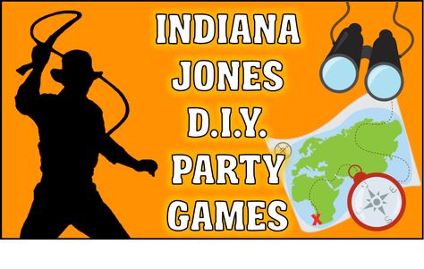 Top Indiana Jones party game ideas you can create yourself for your little explorers birthday adventure. Indiana Jones Games, Indiana Jones Birthday Party, Indiana Jones Party, Party Game Ideas, Diy Party Games, Indiana Jones Adventure, Writing A Blog, Adventure Party, Kids Night