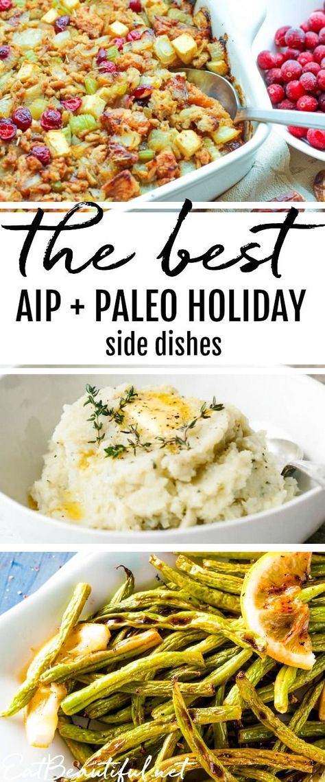 Aip Stuffing, Thanksgiving Recipes Side Dishes Healthy, Cauliflower Gravy, Paleo Holiday Recipes, Paleo Thanksgiving Recipes, Aip Diet Recipes, Appetizers Healthy, Eat Beautiful, Paleo Thanksgiving