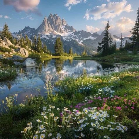 Sawtooth Mountains, Mountain Landscape Photography, Landscape Images, Scenery Landscape, Spiritual Retreat, Beautiful Landscape Photography, Mountain Scenery, Beautiful Scenery Pictures, Scenery Pictures