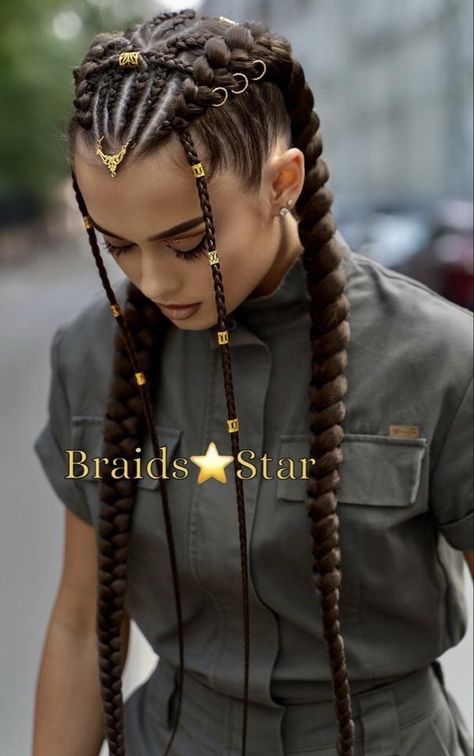 Rave Hair, Coily Hair, Festival Hair, Natural Hair Braids, Hair Stylist Life, Long Braids, Goddess Braids, Braids For Long Hair, Hair Designs