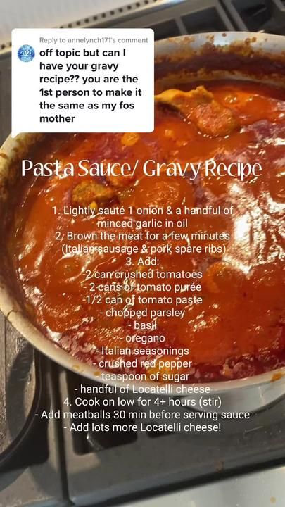 TikTok · Christy Italian Gravy Authentic, Sunday Gravy Recipe Italian, Sunday Sauce Italian, Italian Sunday Gravy, Sugo Sauce, Italian Gravy, Savory Dips, Sunday Gravy, Recipe Italian