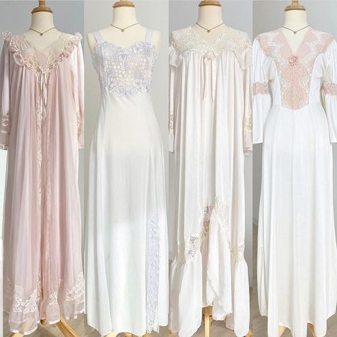 19th Century Nightgown, Medieval Nightgown Princesses, Princess Pijama, Princess Nightgowns, Bedtime Outfit, Night Wear Dress, Beautiful Nightgown, Medieval Princess, 1900s Fashion