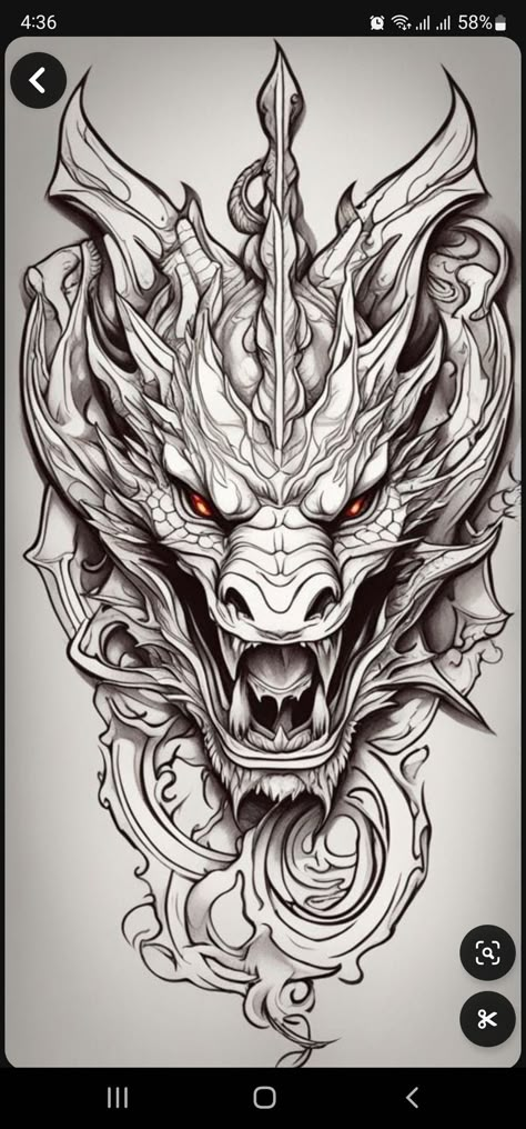 Dragon Head Tattoo Design, Dragon Tattoo Hand, Dragon Face Tattoo, Dragons Tattoo Designs, Dragon Tattoo Designs For Men, Dragon Head Design, Dragon Hand Tattoo, Dragon Tattoo Stencil, Dragon Tattoo Drawing