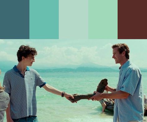 Call Me By Your Name Colour Palette, Call Me By Your Name Color Palette, Your Name Aesthetic, Aesthetic Palette, Name Aesthetic, Film Study, Vintage Colour Palette, Film Posters Art, Armie Hammer