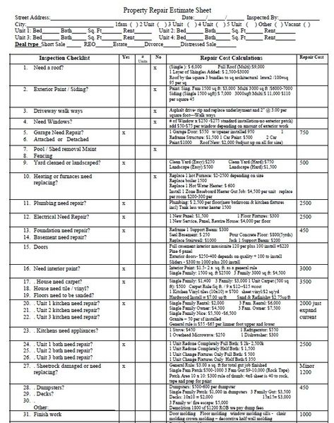 12 Free Sample Home Repair Estimate Templates - Printable Samples Building A House Cost, Checklist New Home, Home Maintenance Schedule, Estimate Template, Home Maintenance Checklist, Affordable House Plans, Building Costs, Schedule Templates, Buying A Home