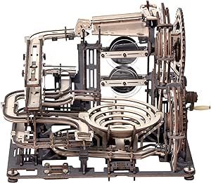 Perpetual Motion Toys, Wooden Marble Run, Diy Steampunk, Marble Maze, Wooden Model Kits, 3d Wooden Puzzle, Mechanical Model, Small Gadgets, Diy Puzzles