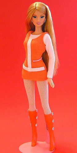 barbie, pretty, mod, sexy, boots, cute, fashion fever Orange Barbie, Mod Barbie, Dallas Cowboys Cheerleaders, Interesting Photos, Pretty Dolls, Dallas Cowboys, Cute Fashion, Doll Dress, Barbie Dolls