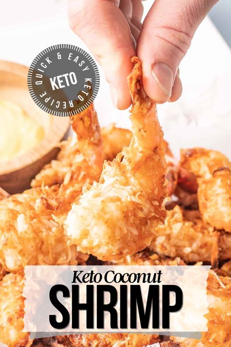 The preparation of Keto Coconut Shrimp involves a triumphant combination of unsweetened shredded coconut, coconut flour, and coconut oil! These shrimp are not only gluten-free and low-carb, but they also deliver an absolutely delightful experience! Pin this recipe and check out the full details on our website. #lowcarb #lowcarbrecipe #ketolife #easyketo #healthymeal #healthydiet #ketorecipes #ketodiet #Keto #lowcarblife #theketobible #ketoAF #ketogenicdiet #castiron #castironketo #CIK Keto Coconut Shrimp, Coconut Shrimp Recipes, Low Carb Soup Recipes, Low Carb Low Fat Recipes, Boiled Egg Diet Plan, Skillet Recipes, Low Carb Chicken Recipes, Low Carb Low Sugar, Best Low Carb Recipes