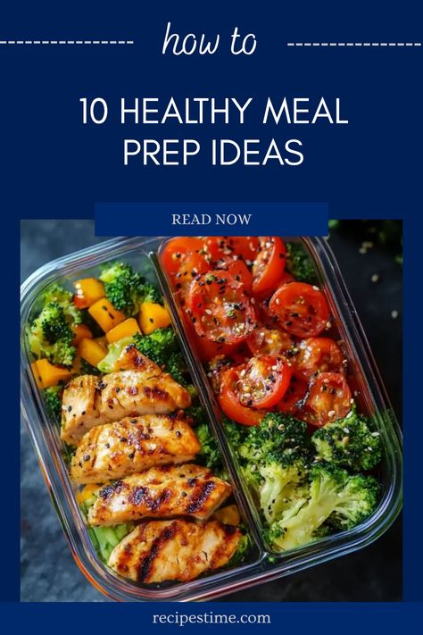 Looking for quick ways to prepare healthy meals for weight loss? Check out these 10 balanced meal prep recipes that make eating nutritious delicious and super easy! Each recipe is designed to keep you satisfied and on track with your health goals, using wholesome ingredients. From veggie-packed bowls to protein-rich options, you’ll find something for every taste. Meal prepping is a great way to save time and ensure you have delicious meals like chicken stir-fry and quinoa salads ready all week. Enjoy healthy eating without hassle! Balanced Meal Prep, Healthy Crock Pot Recipes, Quinoa Bowls Healthy, Healthy Crock Pot, Quinoa Salads, Meal Plan For The Week, Healthy Meal Prep Ideas, Time Saving Tips, Delicious Seafood Recipes