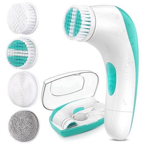 Exfoliating Face Brush, Home Spa Day, Face Brush Cleansing, Deep Exfoliation, Face Scrubber, Exfoliating Brush, Facial Brushes, Spa Day At Home, Facial Spa