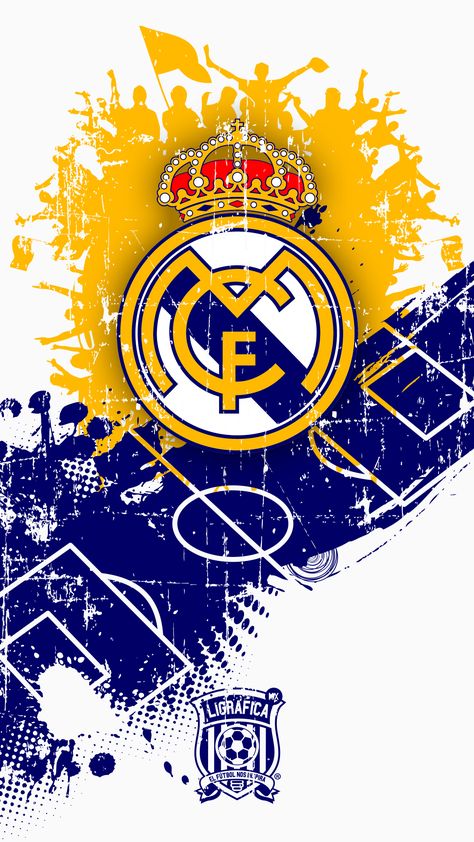 #LigraficaMX 14/04/15CTG Real Madrid Logo Wallpapers, Logo Real Madrid, Real Mardid, Madrid Logo, Real Madrid Kit, Madrid Football Club, Real Madrid Logo, Real Madrid Club, Cr7 Wallpapers