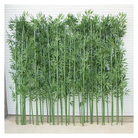 PRICES MAY VARY. Ღ Realistic Appearance ---> Carefully designed to mimic the look of a real tree,as close to the real thing as possible, perfect for any room or office, this Green plants will make you feel the presence of nature and will green all seasons. ღ Outdoor & Indoor Ornaments --> These plants look especially impressive if placed in a larger pot and covered with bark, gravel, or soil to add a realistic effect. ღ Against All Kinds of Weather ---> You can plant or put this bamboo tree in t Outdoor Privacy Plants, Balcony Privacy With Plants, Fake Trees Outdoor, Fast Growing Privacy Plants, Balcony Wall Decor, Privacy Screen Plants, Tree Diy Decor, Curio Wall, Apartment Patio Decorating