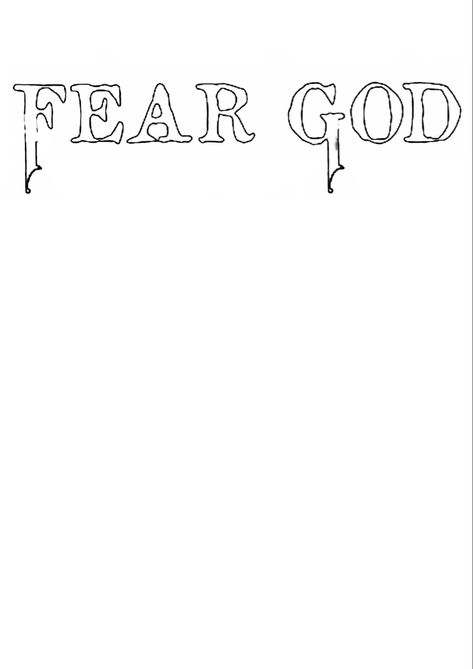 Fear Of God Tattoo Design, Fear God Tattoo Design, Faith Tattoo Stencil, Fear Of God Tattoo Men, Medium Arm Tattoo Men, Fear God Tattoo Men Stencil, Fear None Tattoo Stencil, Fear God Tattoo Stencil, Fear God Tattoo Men