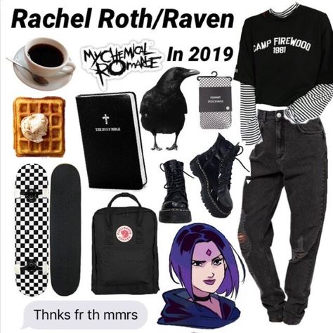 Titans Rachel Roth/Raven niche meme Rachel Roth Cosplay, Rachel Roth Inspired Outfit, Raven Style Outfit, Raven Core Aesthetic Outfits, Raven Outfits Titans, Rachel Roth Outfit, Raven Teen Titans Go Outfit, Raven Inspired Outfits, Rachel Roth Aesthetic