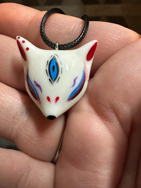 Amazon.com: YangYong Cute Ceramic Fox Necklace Little Kitsune Pendant for Women Men Boyfriend Girl, Unique Hand Painted Birthday Gift Strands Jewelry : Clothing, Shoes & Jewelry Ceramic Fox, Fox Necklace, Kitsune Mask, Foxes Necklace, Mask Necklace, Jewelry Clothing, Ceramic Necklace, Pendant For Women, Boyfriend Birthday