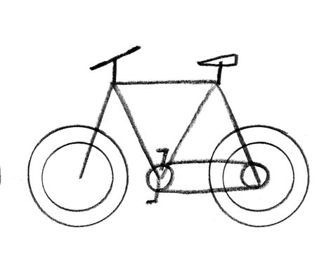 How To Draw A Bicycle  •  Free tutorial with pictures on how to make a drawing in under 10 minutes Bicycle Sketch, Bicycle Drawing, Cycle Drawing, Simple Bike, Motorcycle Drawing, Bike Drawing, Kid Friendly Travel Destinations, Bicycle Art, Kid Friendly Trips