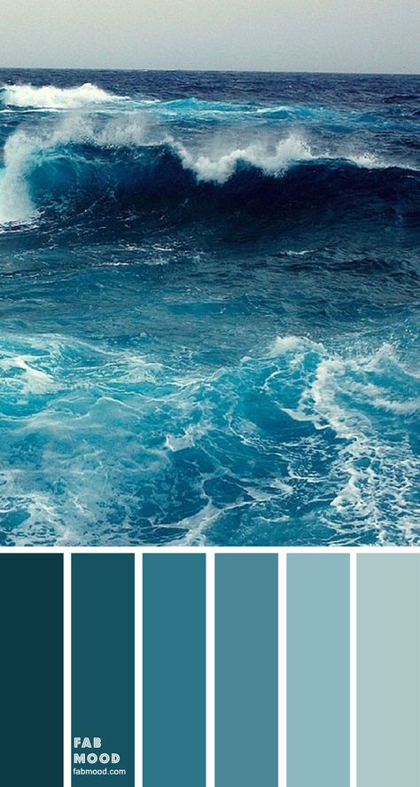 shades of green sea color palette, color scheme, color ideas, deep green sea, turquoise, teal color, teal color plaette #colors #teal Sea Color Palette, Wedding Colour Palettes, Fab Mood, Mood Wedding, Turquoise Color Palette, Wedding Colours, Color Schemes Colour Palettes, Wedding Colour, Summer Color Palette