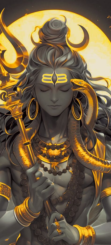 Shiva Anime Wallpaper, Besan Curry Recipe, Lord Shiva Anime Art, Lord Shiva Anime, Punganur Cow, Natraj Lord Shiva, Shiv Ji Aesthetic, Shiva Anime, Mahadev Sticker