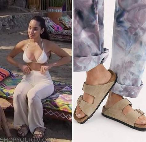 Victoria Fuller Outfits, Victoria Fuller, Bachelor In Paradise, Where To Buy Clothes, Season 8, Fashion Tv, Suede Sandals, Episode 5, Ballet Shoes