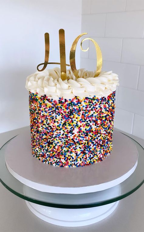 sprinkle cake, funfetti cake, confetti cake, simple confetti cake, simple sprinkle cake, first birthday sprinkle cake, colorful birthday cake, sprinkle birthday cake Sprinkle Cake Ideas, Sprinkle Birthday Cake, Cake Funfetti, Sprinkle Birthday, Cake First Birthday, Cake Confetti, Colorful Birthday Cake, Sprinkles Birthday Cake, Sprinkles Cake